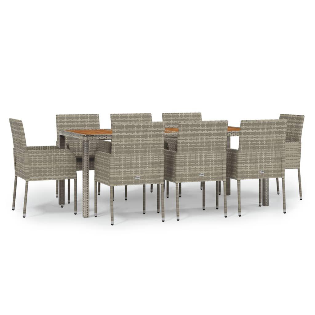 VidaXL Garten essgruppe poly-rattan  