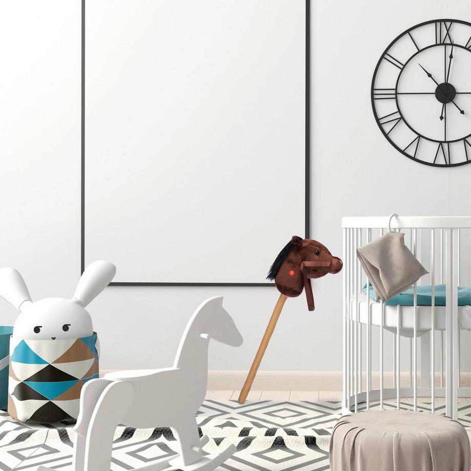 B2X  Cavallo di legno con suoni per bambini 