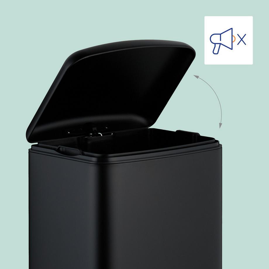 Northix Pattumiera da cucina 30L con pedale  