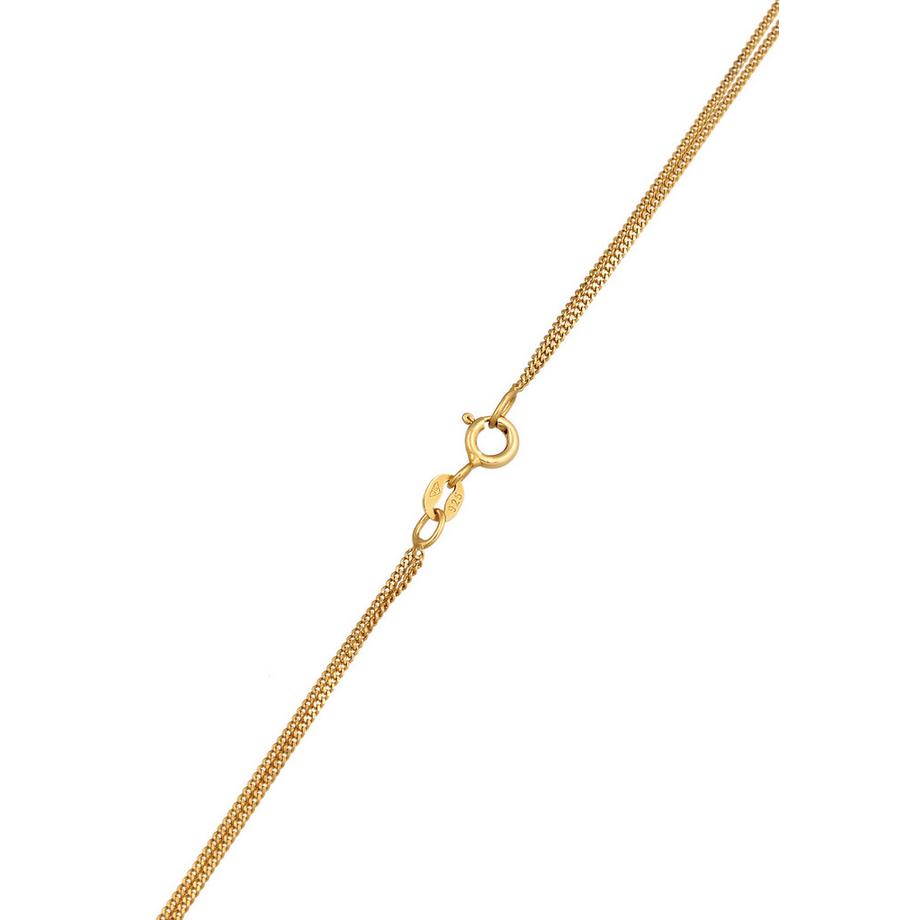 Elli  Halskette Layer Plättchen Kristall 