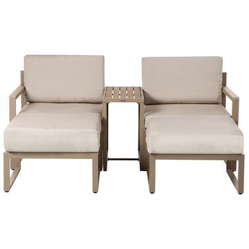 Set lounge pour jardin en Acier Moderne NOCI