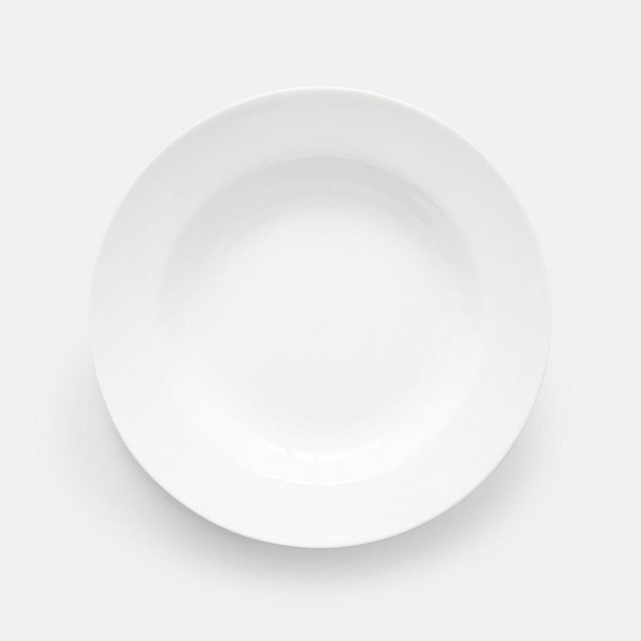 La Redoute Intérieurs Lot de 4 assiettes creuses en porcelaine  