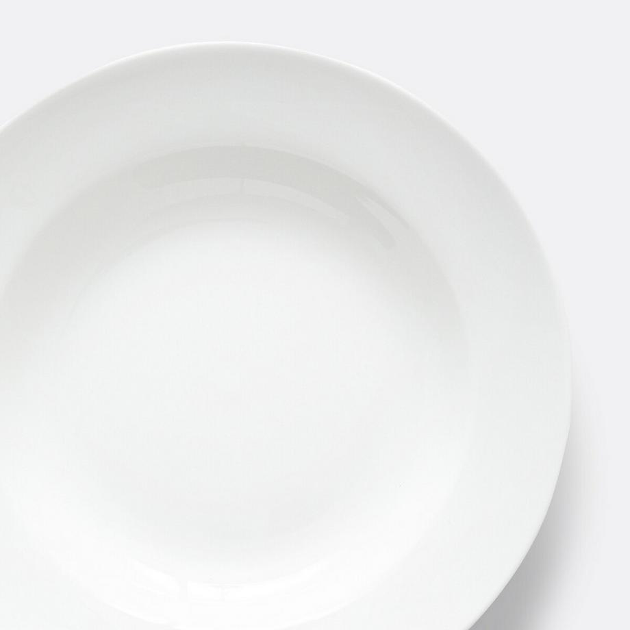 La Redoute Intérieurs Lot de 4 assiettes creuses en porcelaine  