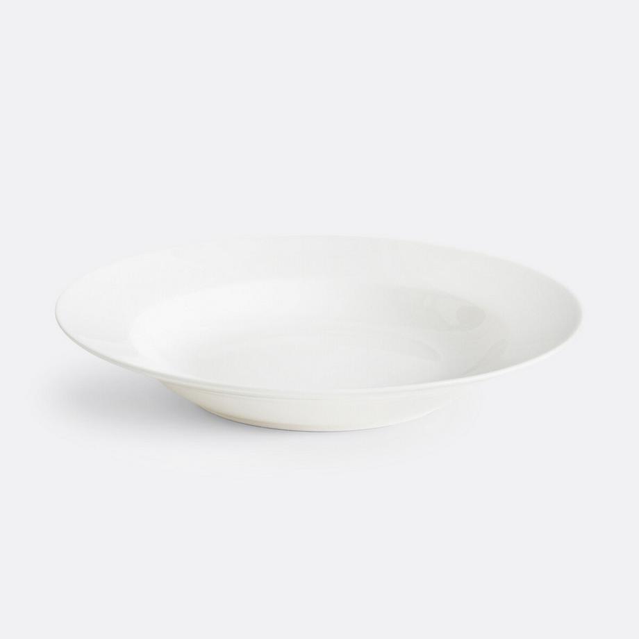 Lot de 4 assiettes creuses en porcelaine