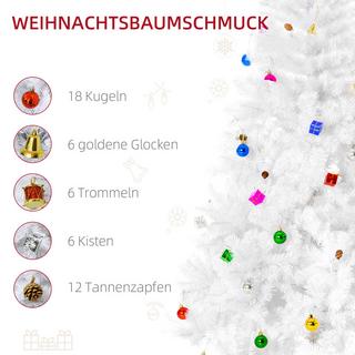 HOMCOM Weihnachtsbaum  