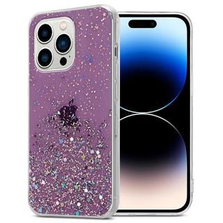 Cadorabo  Hülle für Apple iPhone 14 PRO MAX TPU Silikon mit funkelnden Glitter 