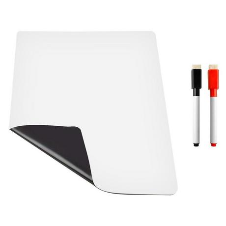 eStore Tableau blanc magnétique avec stylos et gomme  