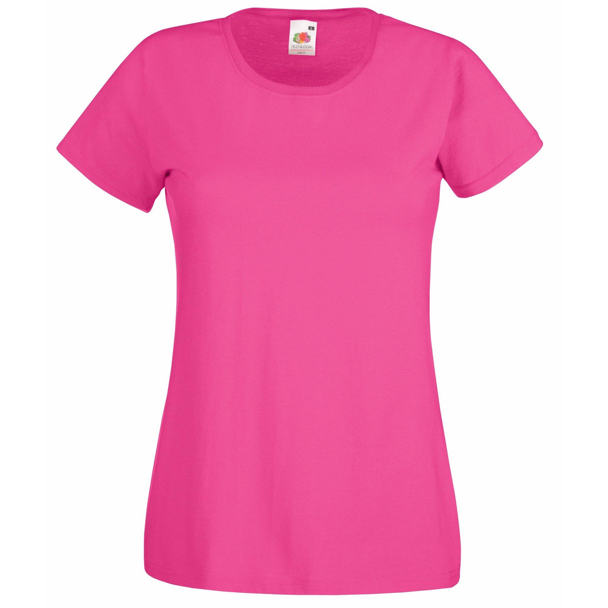 Image of Ladyfit Tshirt Damen Fuchsia XS