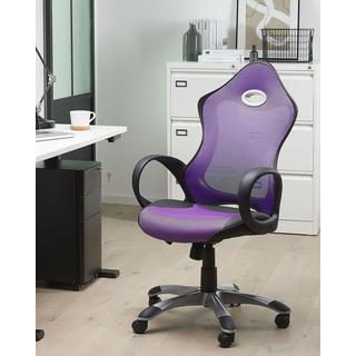 Beliani Chaise de bureau en Tissu maillé Traditionnel iCHAIR  