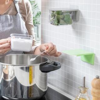 InnovaGoods 2x Selbstklebender Küchenbehälter  