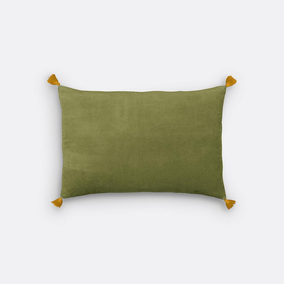 Housse de coussin velours
