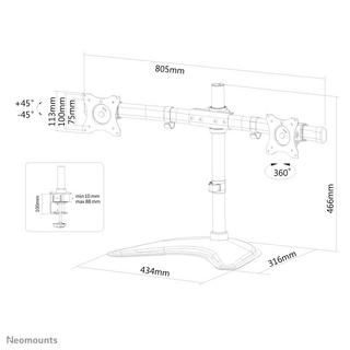 NewStar  Neomounts by  Select Flachbild Tischhalterung 