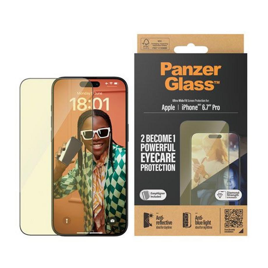 PanzerGlass  Protection d'écran pour iPhone 15 Pro Max 