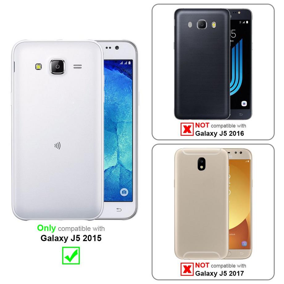 Cadorabo  Hülle für Samsung Galaxy J5 2015 im zweifarbigen Design 