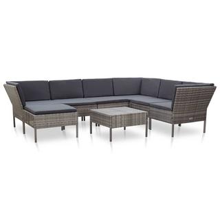 VidaXL set giardino Polirattan  