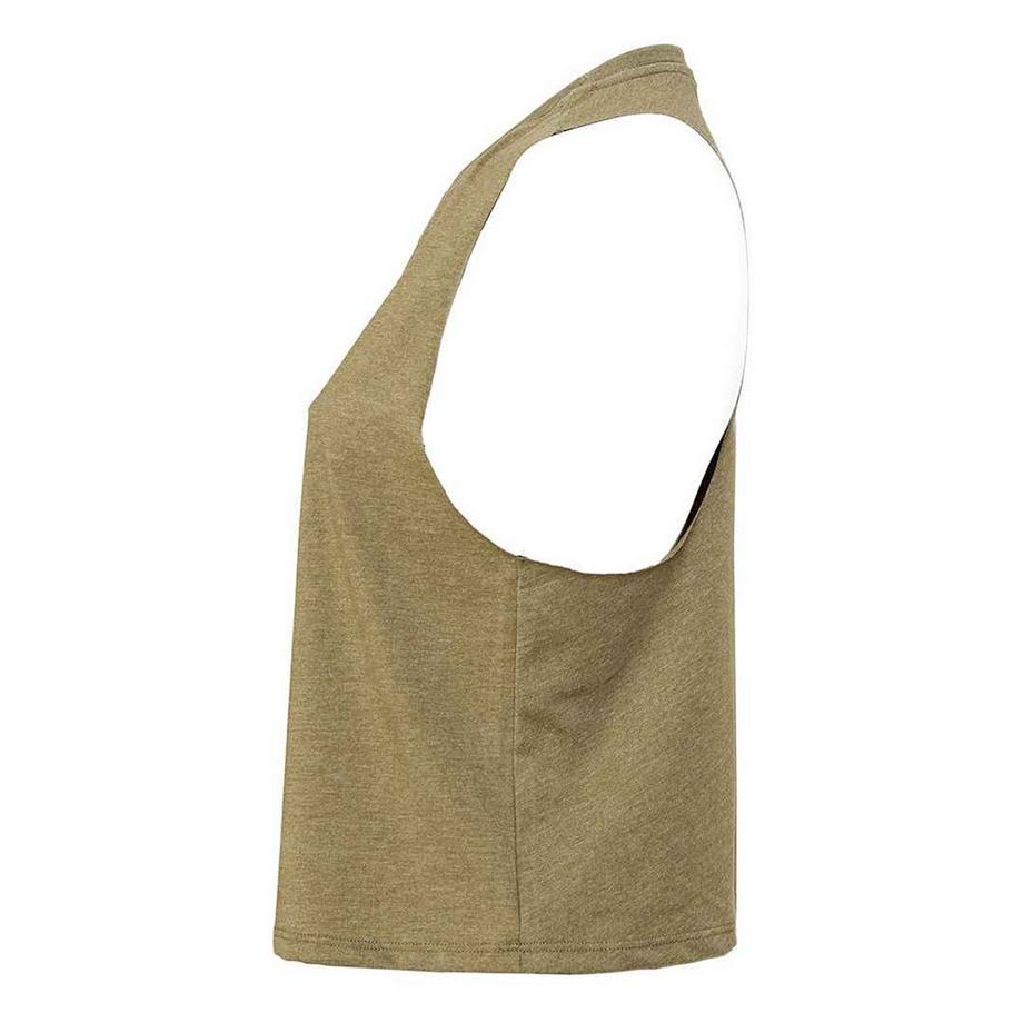 Bella + Canvas Crop Canotta Racerback  