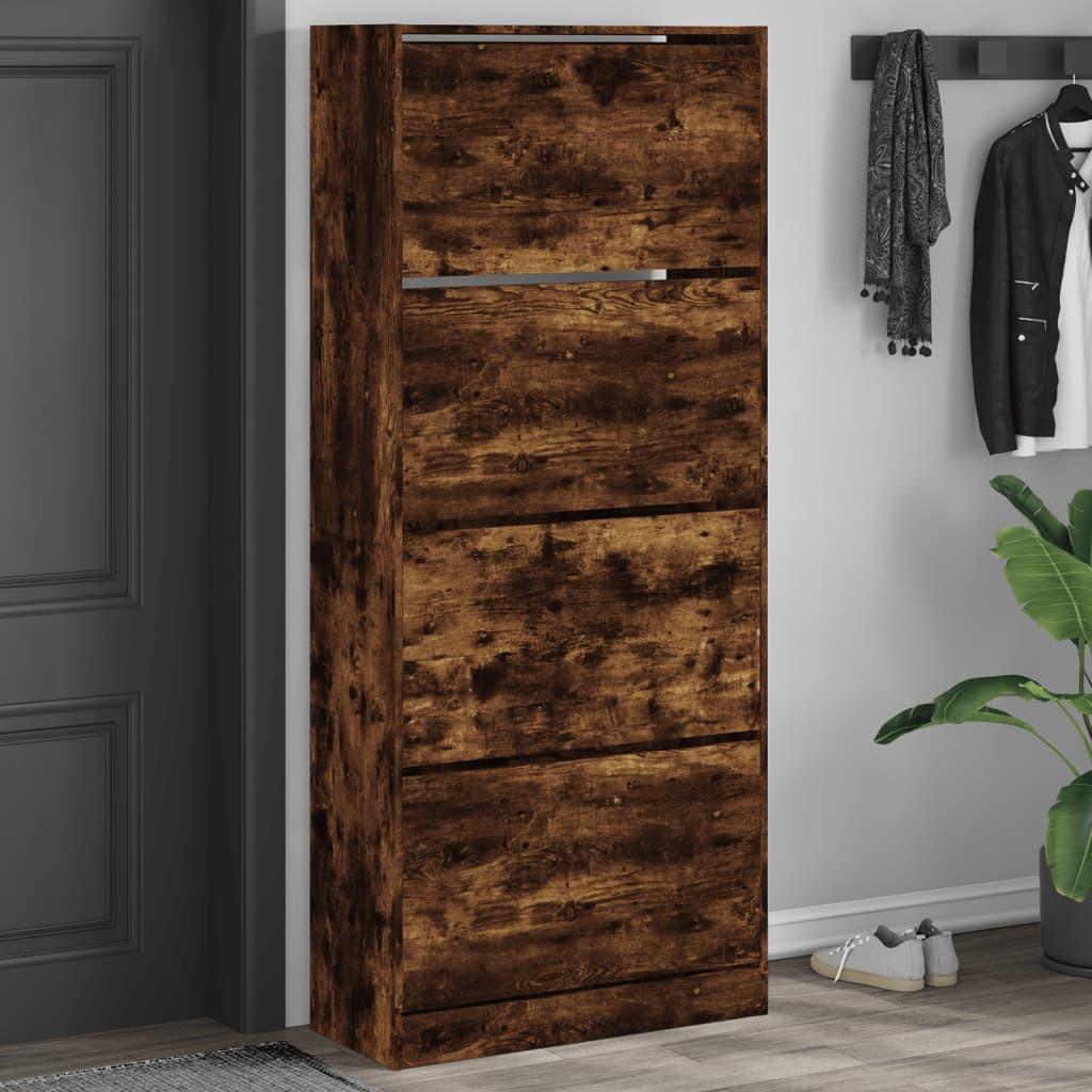 VidaXL Armoire à chaussures bois d'ingénierie  