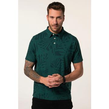 Maglia polo con FLEXNAMIC®, stampa allover e mezze maniche, fino alla tg. 8XL