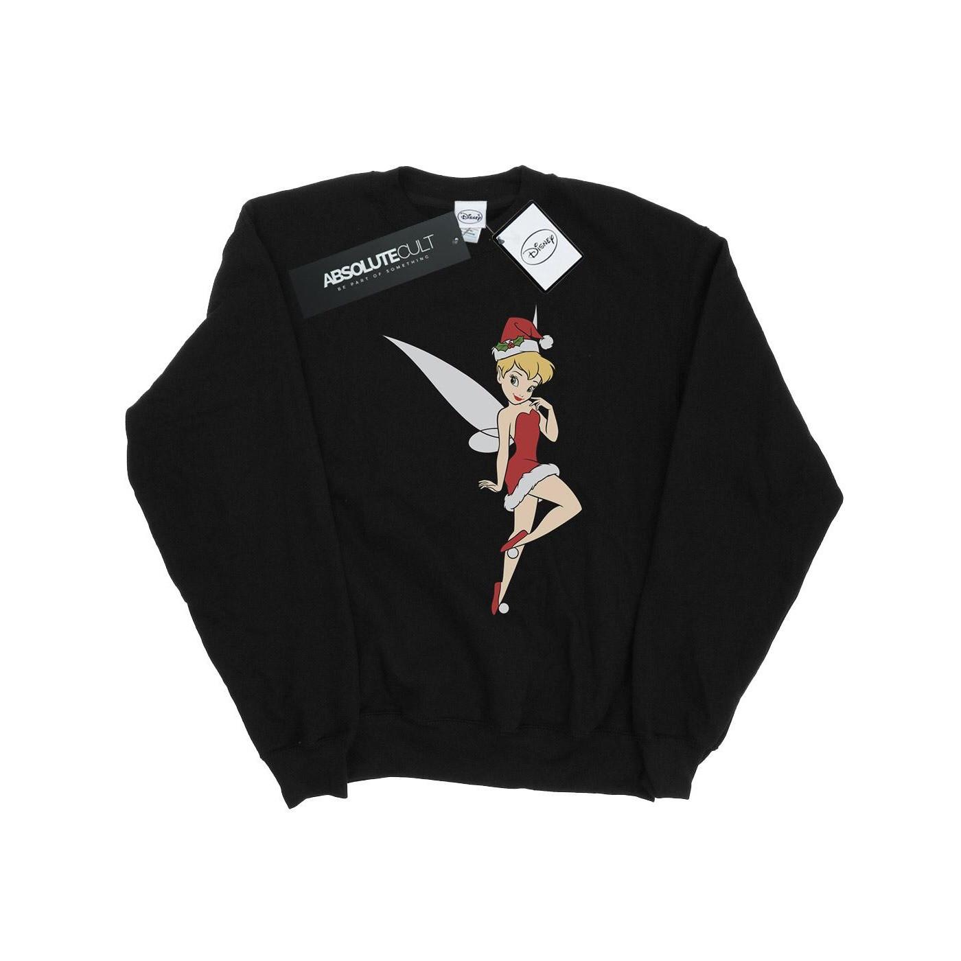 Image of Tinker Bell Christmas Sweatshirt Damen Schwarz M