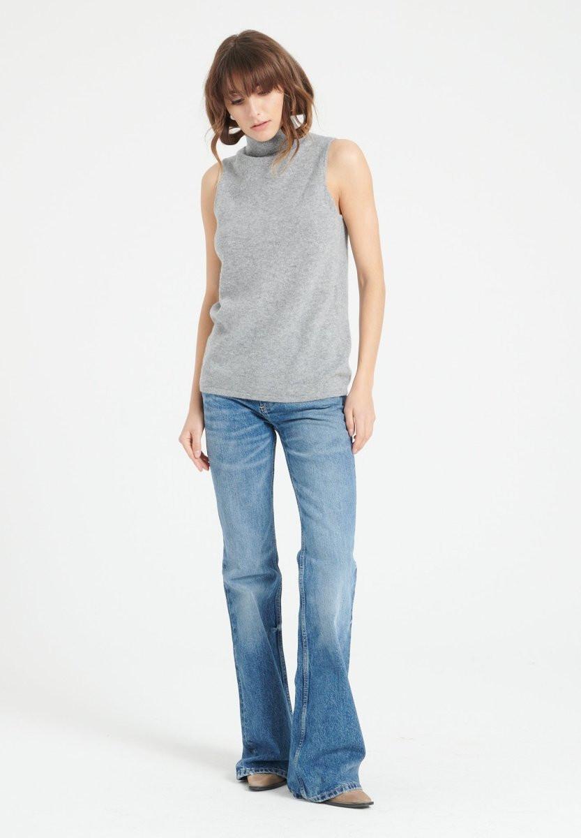 Studio Cashmere8 LILLY 13 Ärmelloser Rollkragenpullover  