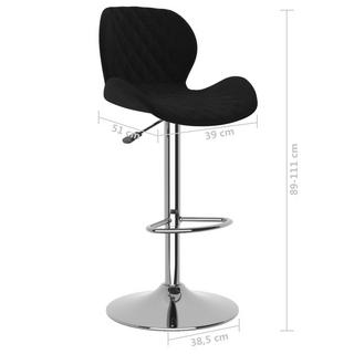 VidaXL Tabouret de bar velours  