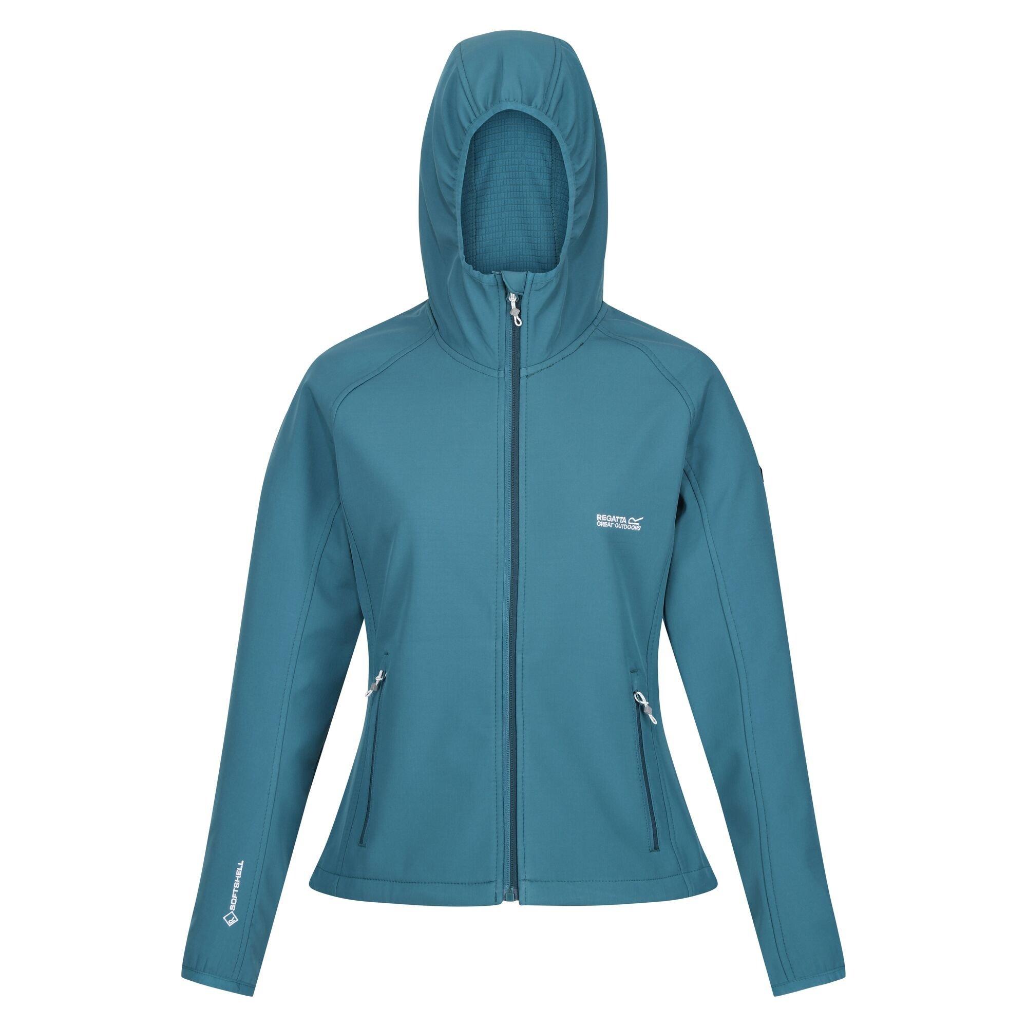 Image of Softshelljacke Damen Blau 34