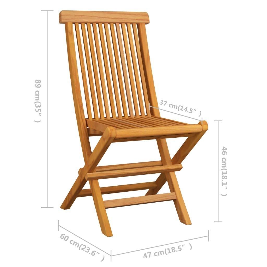 VidaXL sedia da giardino Teak riciclato  