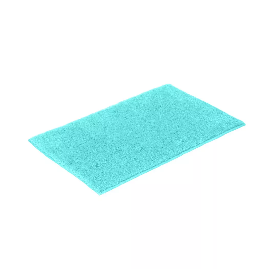 VOSSEN - Timeless Badeteppich Badematte, 70x120cm, Blue Tourterelle