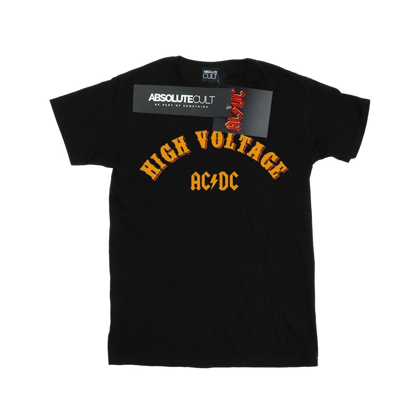 Image of Acdc High Voltage Collegiate Tshirt Damen Schwarz S