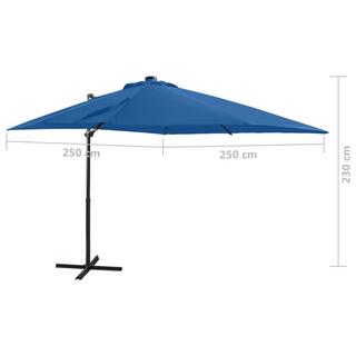 VidaXL Parasol de jardin en porte-à-faux  