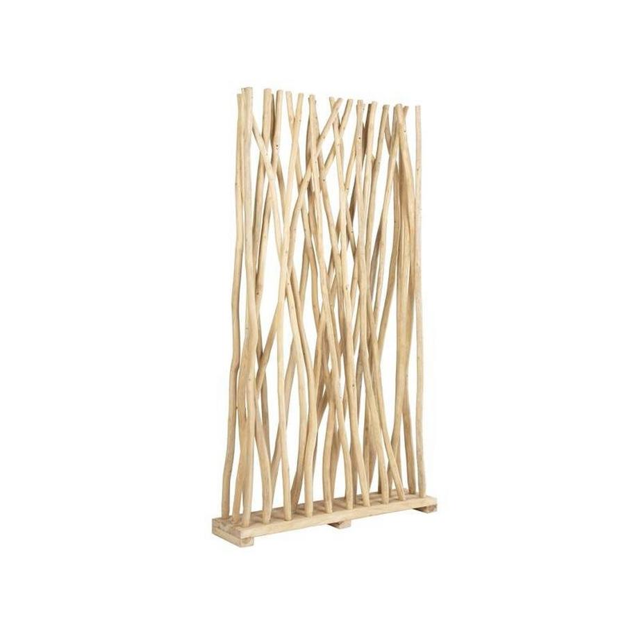 Vente-unique Divisorio L. 100 x P. 25 x H. 180 cm in Legno di teak Naturale - GAYANA  