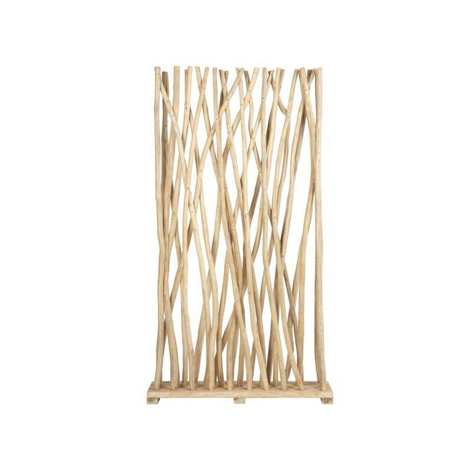 Vente-unique Divisorio L. 100 x P. 25 x H. 180 cm in Legno di teak Naturale - GAYANA  