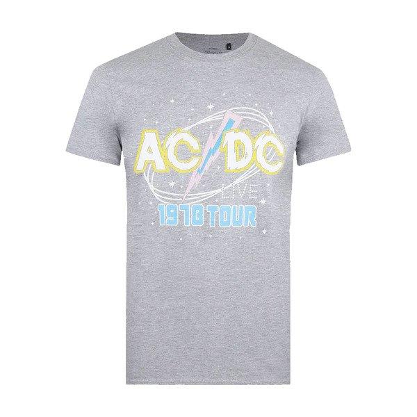 Image of Acdc Live Tshirt Herren Grau XL