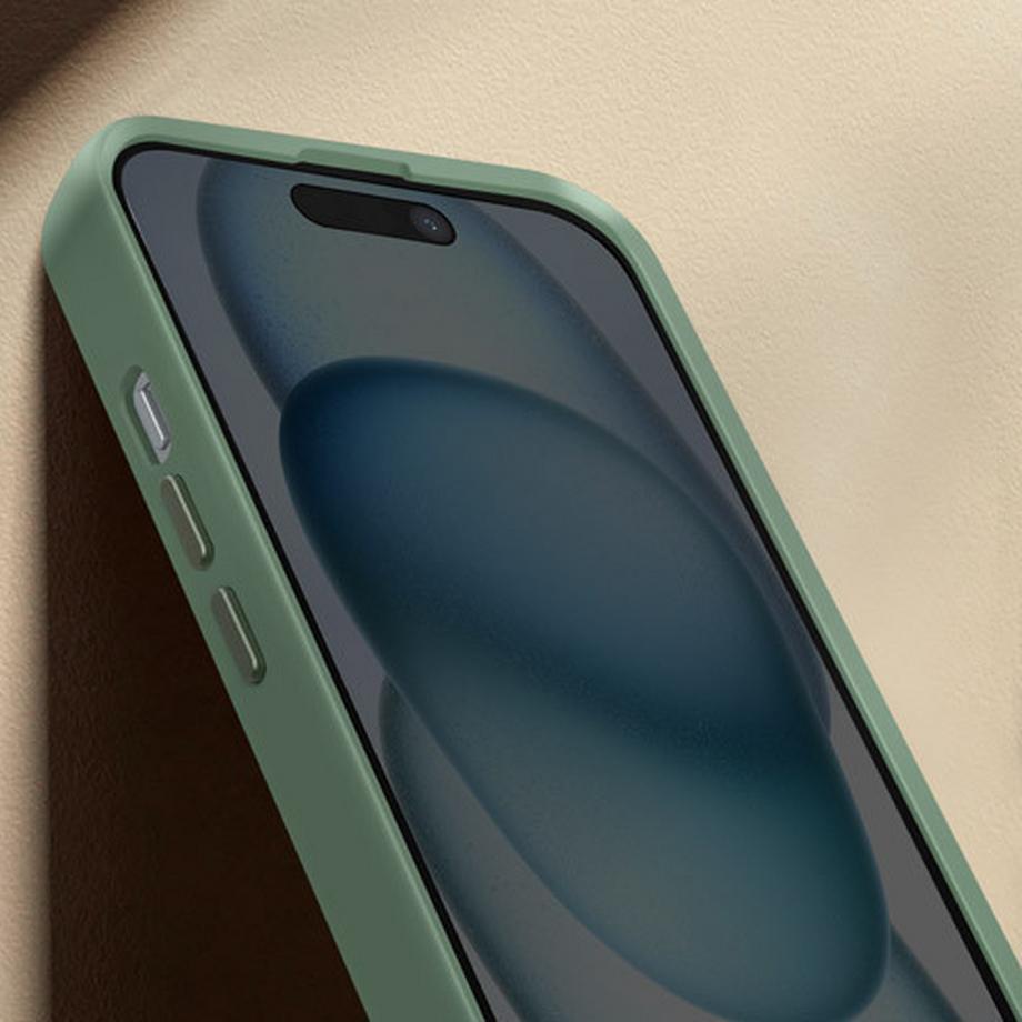 DECODED  Coque Decoded iPhone 15 Plus Vert Sauge 