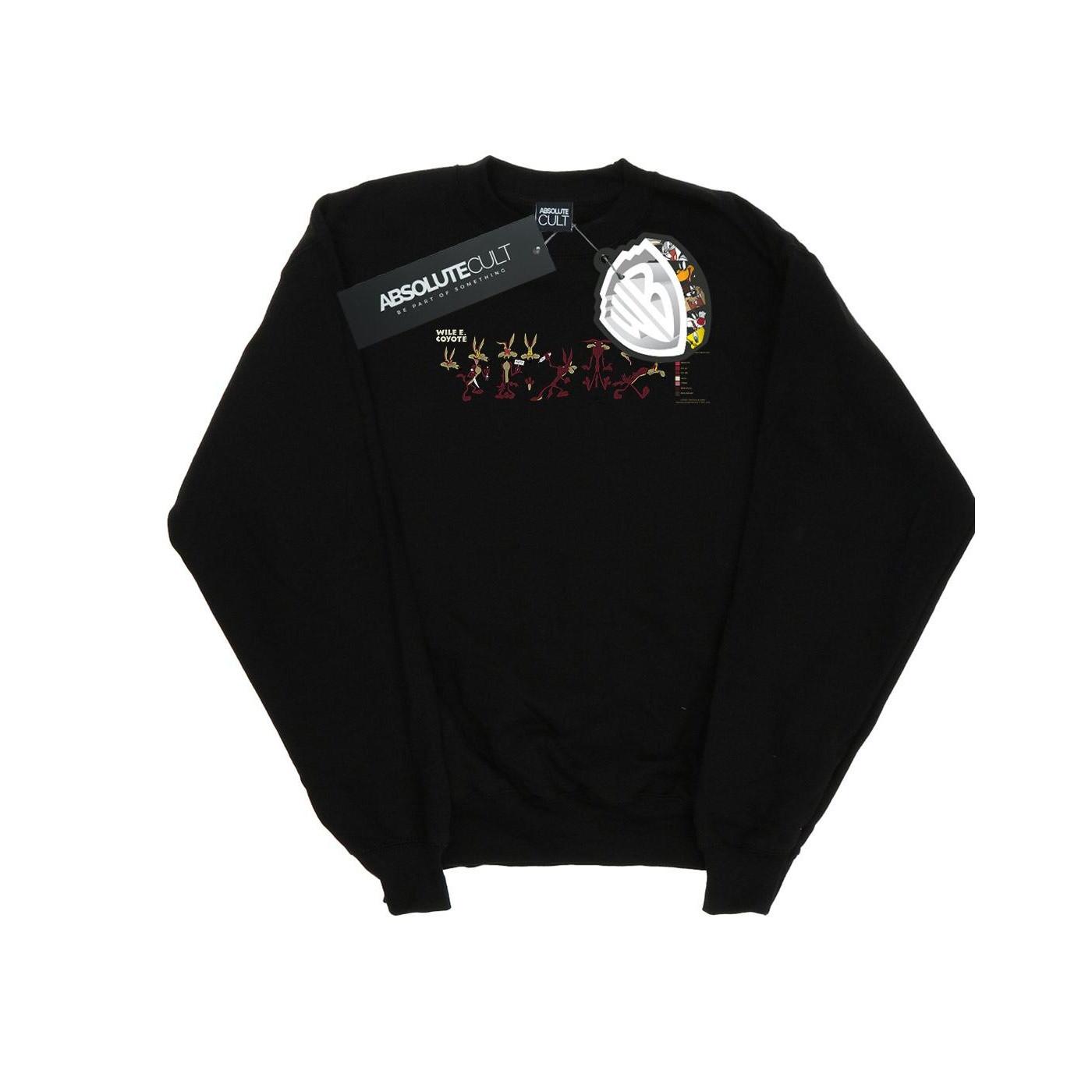 Image of Wile E Coyote Colour Code Sweatshirt Damen Schwarz XL