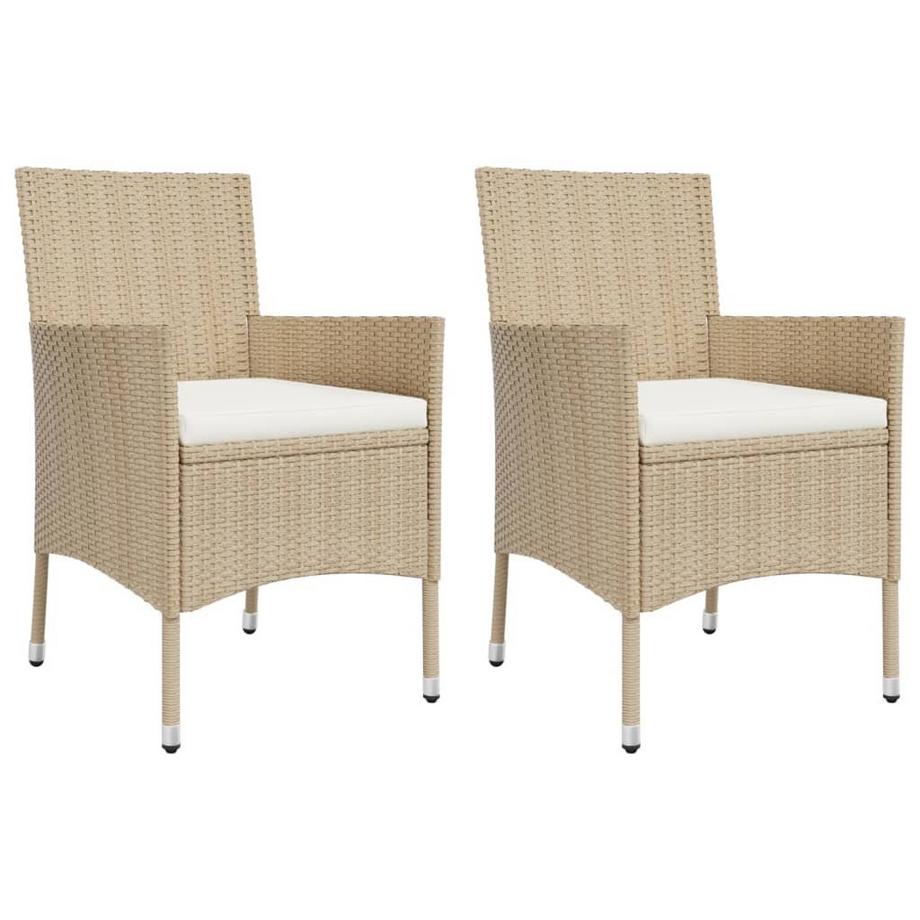 VidaXL set bistrò da giardino Polirattan  