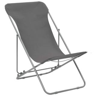 VidaXL Chaise de plage tissu  