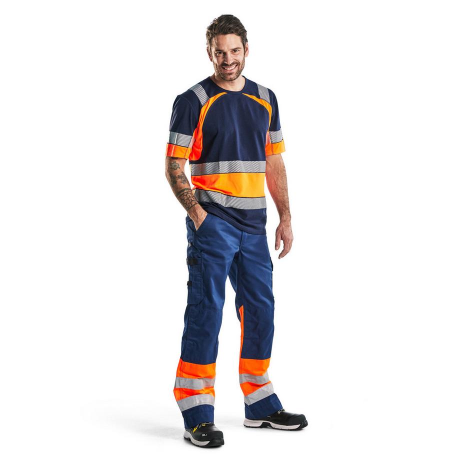 Blaklader T-Shirt mit hoher Sichtbarkeit  