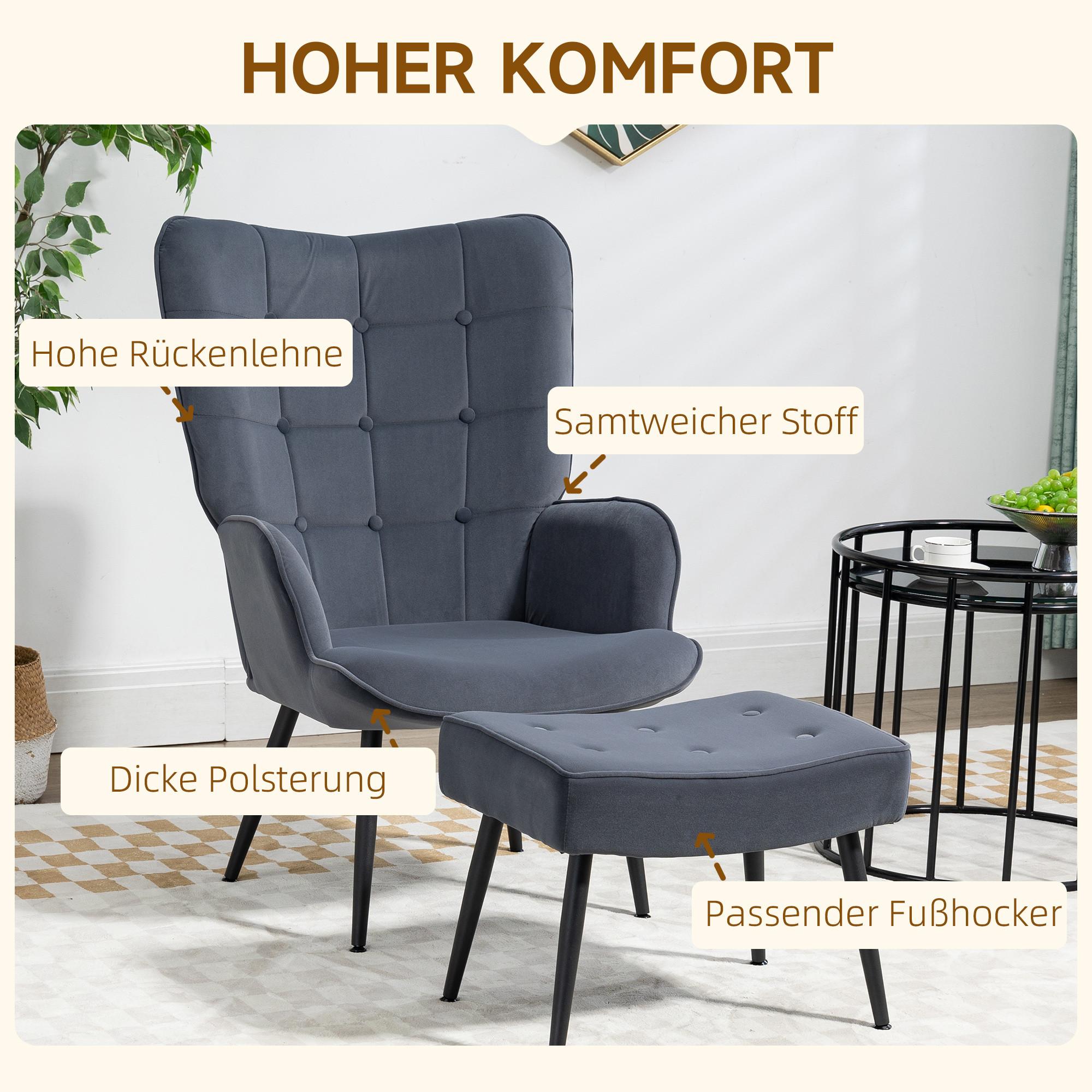 HOMCOM Fauteuil de relaxation  