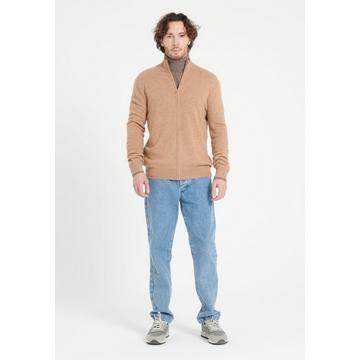 LUKE 8 Gilet con zip - 100% cashmere