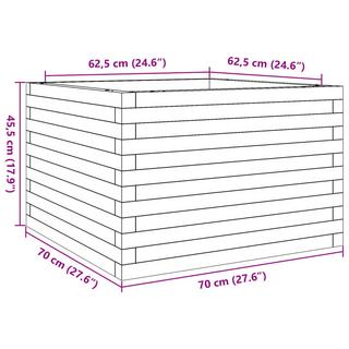 VidaXL Jardinière bois de pin  