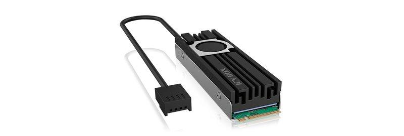 Image of Raidsonic Ib-m2hsf-703 Computerkühlsystem Solid-state-laufwerk Kühlkörper/radiator 2 Cm Schwarz, Grau 1 Stück(e) Unisex Grau