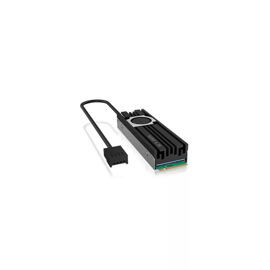 RaidSonic -  IB-M2HSF-703 Computerkühlsystem Solid-State-Laufwerk Kühlkörper/Radiator 2 cm Schwarz, Grau 1 Stück(e),