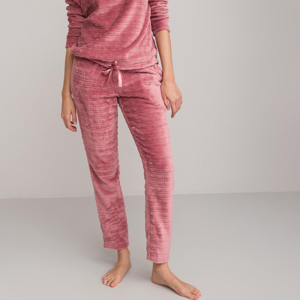 La Redoute Collections  Fleece-Pyjama mit langen Ärmeln 