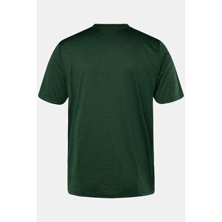 JP1880  Maglia per l'outdoor con stampa sul petto, QuickDry e mezze maniche 