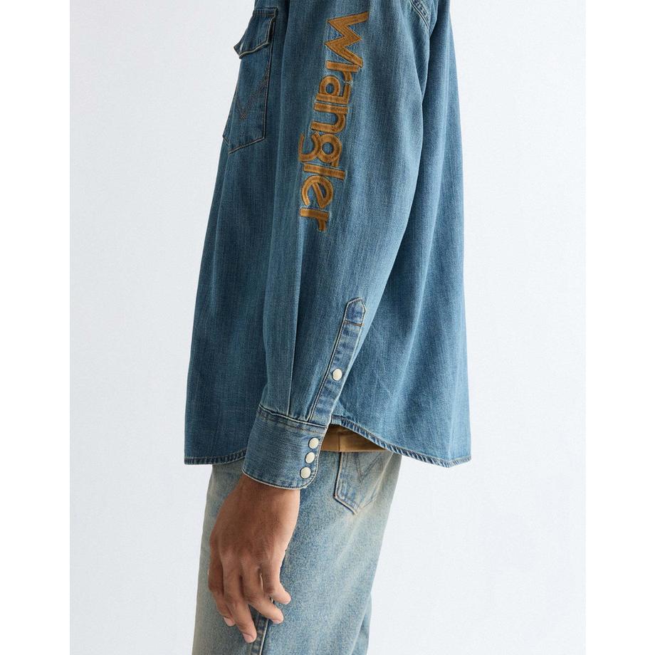 Wrangler Western Jeanshemd  