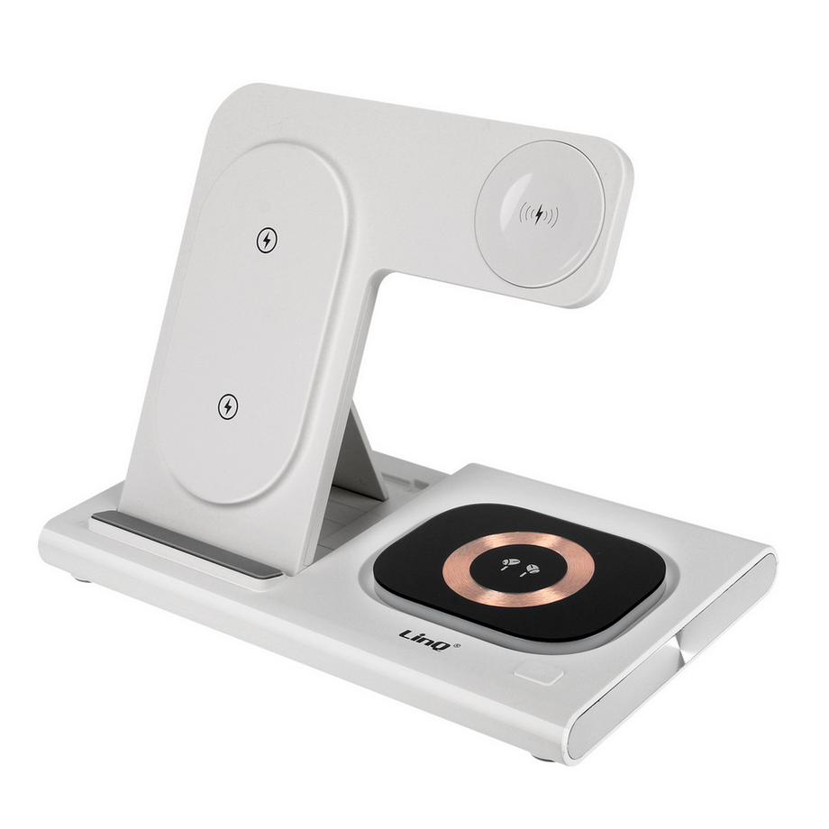 3-in-1 QI-Ladestation LinQ Weiß
