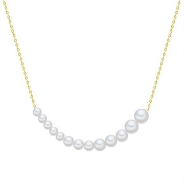 Femme Collier de perles