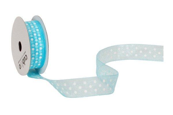 SPYK SPYK Band Cubino Dots 1748.1564 15mmx4m türkis-weiss  