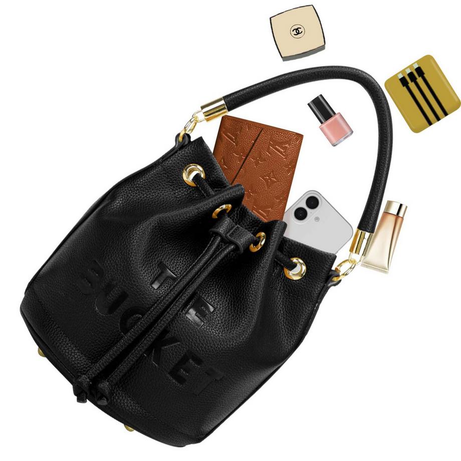 Gallantry THE BUCKET Genarbte Beuteltasche  